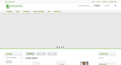 Desktop Screenshot of miracleexclusives.com